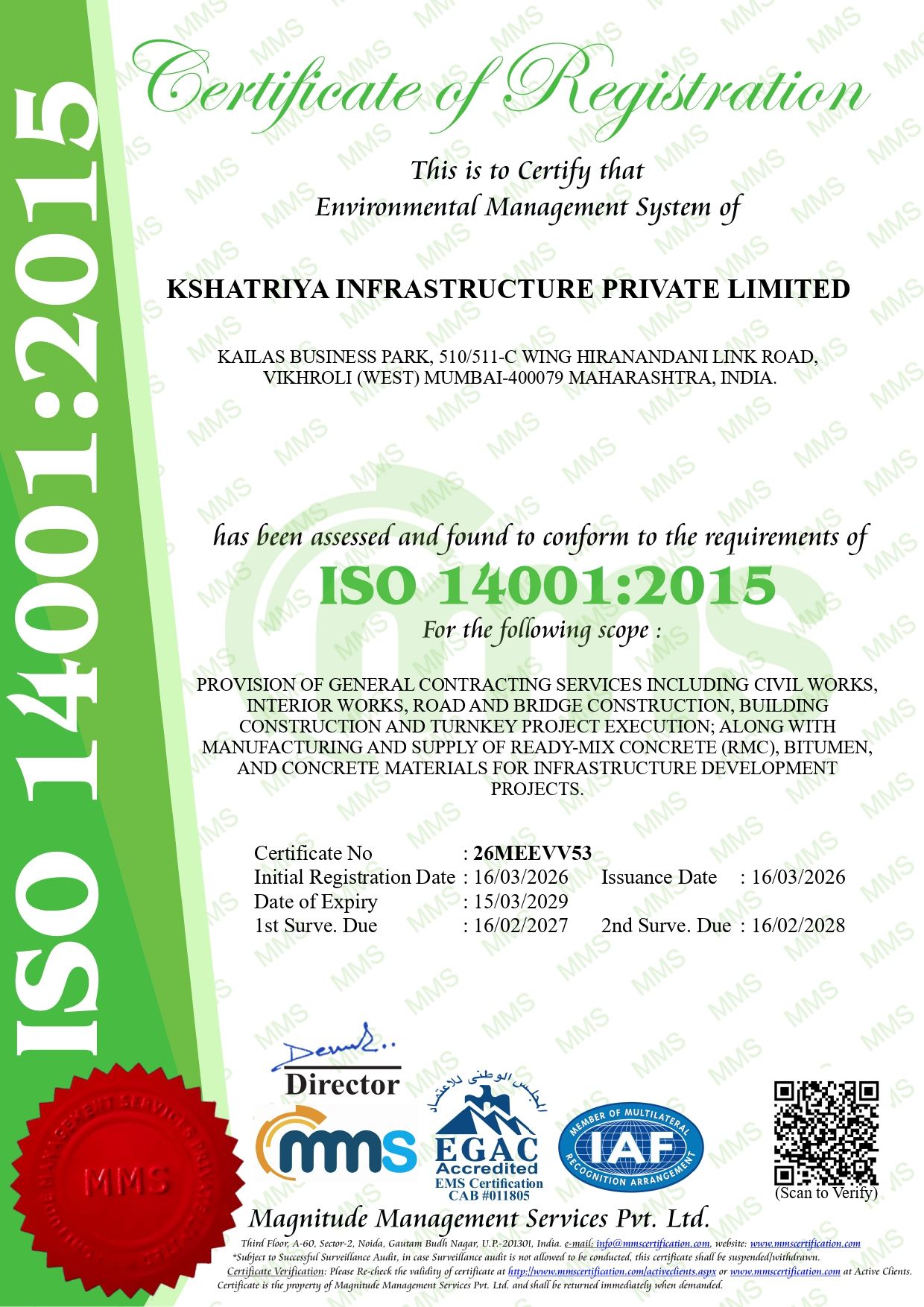 ISO 14001 Certification