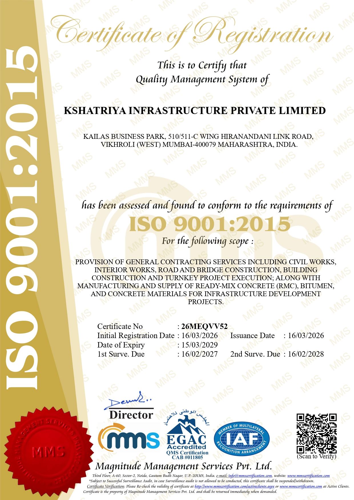 ISO 9001 Certification