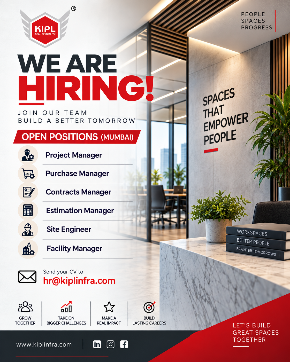 KIPL Mumbai Hiring